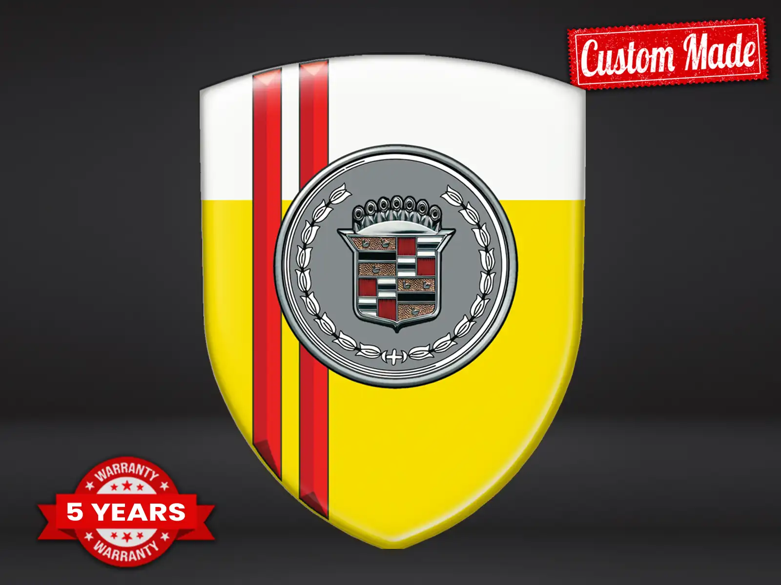Cadillac Pegatinas Silicona Auto Pro Máximo Resistente Elegante ST